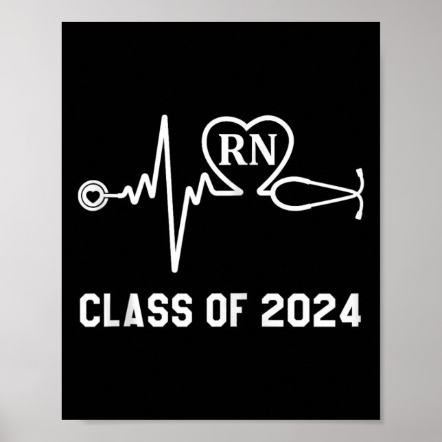Affiche Rn Infirmière Infirmière Enregistrée Classe De Dip (Devant)