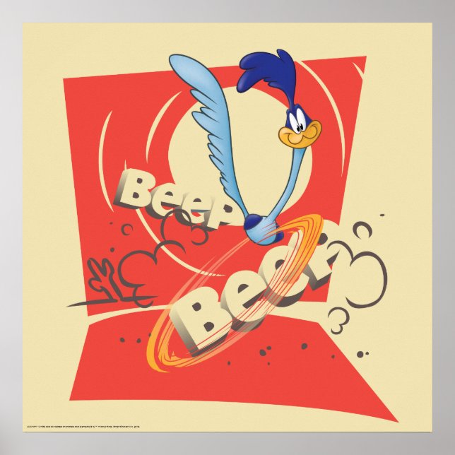 Affiche ROAD RUNNER™ BEEP BEEP!™ Graphique de coucher de s (Devant)