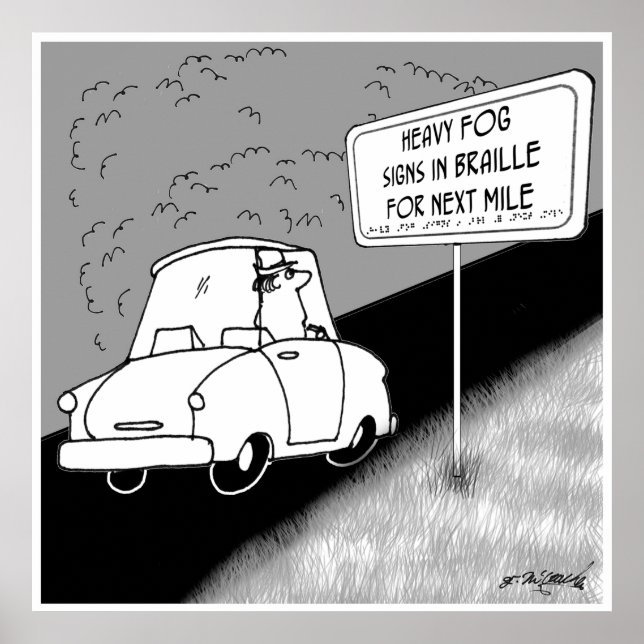 Affiche Road Signs in Braille (Devant)