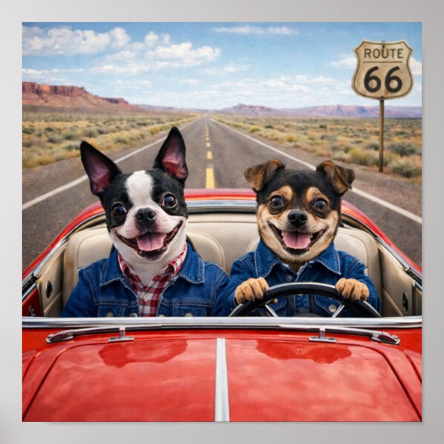 Affiche "Road Trip" (Devant)