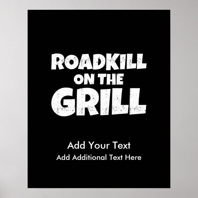 Affiche Roadkill on the Grill - Funny BBBQ Party (Devant)