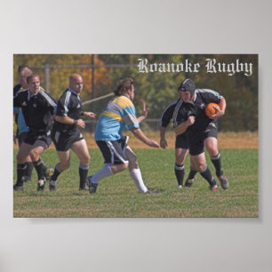 Affiche Roanoke Rugby - Ben Call