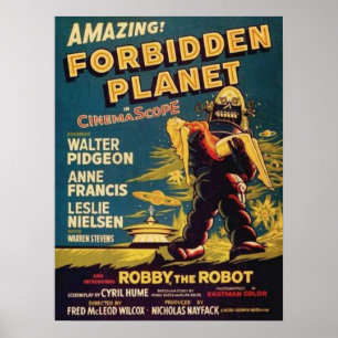 Affiche Robbie le robot planète interdite
