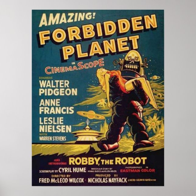 Affiche Robbie le robot planète interdite (Devant)