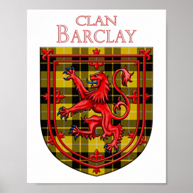 Affiche Robe Barclay Tartan Scottish Plaid (Devant)