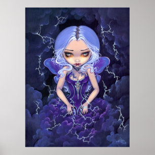 Affiche Robe de fée gothique d'IMPRESSION d'ART de