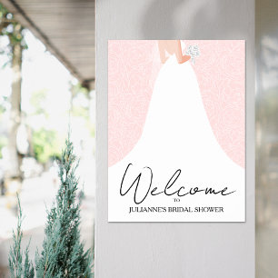 Affiche Robe de Mariée sur Fête de Fiançailles Rose