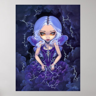 Affiche Robe de tempêtes ART IMPRIMER Fée gothique