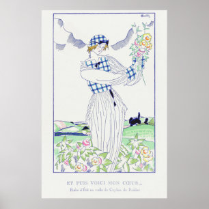 Affiche Robe d'été à Ceylan par Charles Martin (1920)