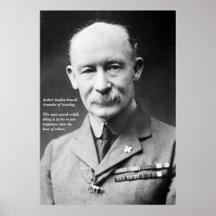 Affiche Robert Baden-Powell