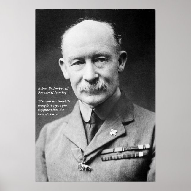 Affiche Robert Baden-Powell (Devant)