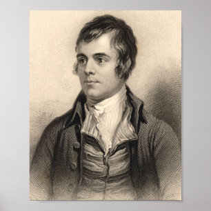 Affiche Robert Burns Portrait