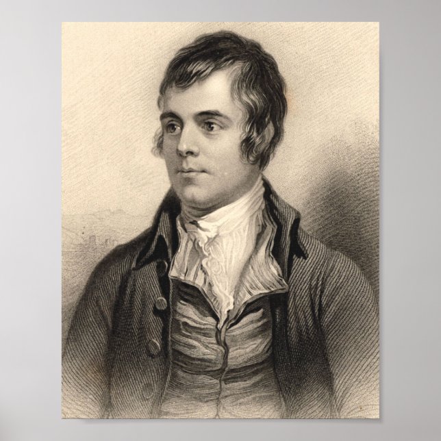 Affiche Robert Burns Portrait (Devant)