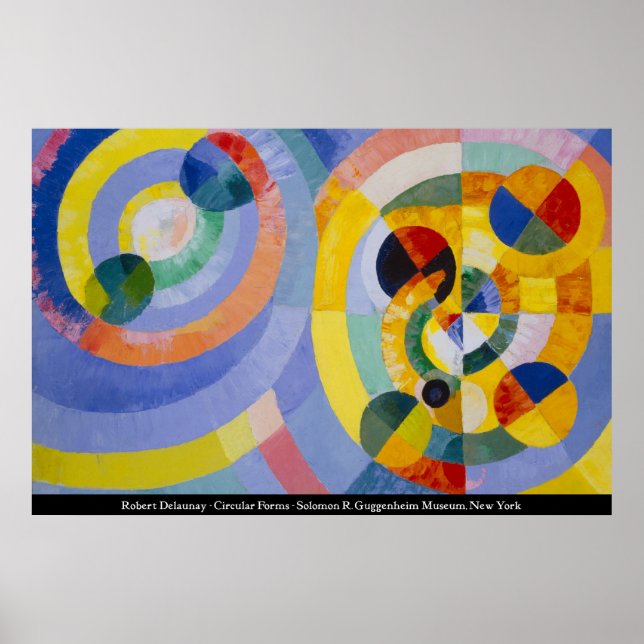 Affiche Robert Delaunay - Circular Forms (Devant)