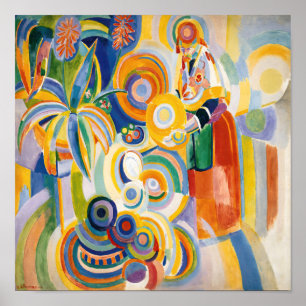 Affiche Robert Delaunay - Femme portugaise