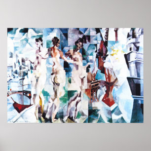 Affiche Robert Delaunay la ville de l'affiche de Paris