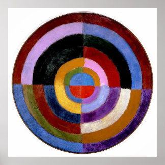 Affiche Robert Delaunay Peinture classique d'art Abstrait