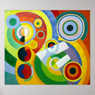 Affiche Robert Delaunay Rhythm, Joy Living