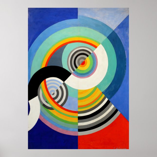 Affiche Robert Delaunay - Rythme n° 3  (Devant)