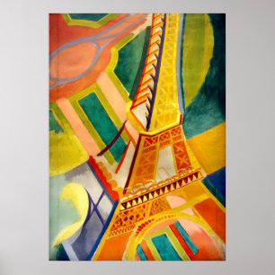 Affiche Robert Delaunay - Tour Eiffel
