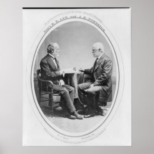 Affiche Robert E. Lee et Joseph E. Johnston