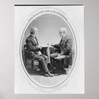 Affiche Robert E. Lee et Joseph E. Johnston