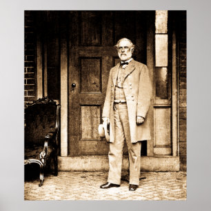Affiche Robert E. Lee Vintage Mathew Brady