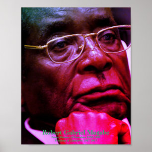 Affiche Robert G. Mugabe, Président du Zimbabwe