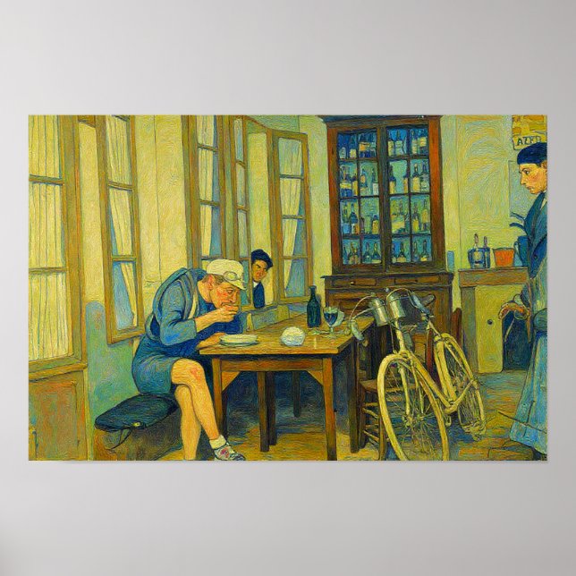 Affiche Robert Jacquinot Tour Étape 5 Pause 1922 (Devant)