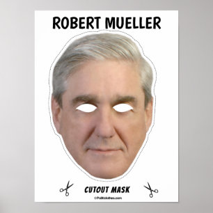 Affiche ROBERT MUELLER Masque Halloween