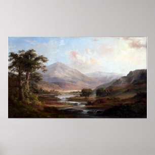 Affiche Robert S. Duncanson Paysage écossais