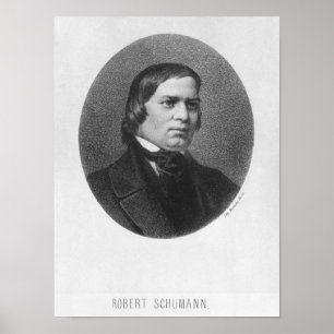 Affiche Robert Schumann, 1839