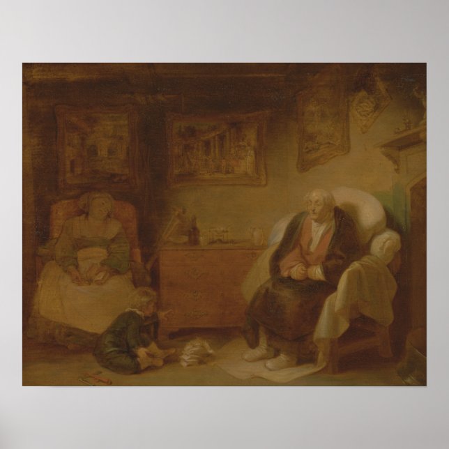 Affiche Robert Smirke - Les sept ans de l'homme (Devant)