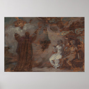 Affiche Robert Smirke - Prospero Conjuring a Masque