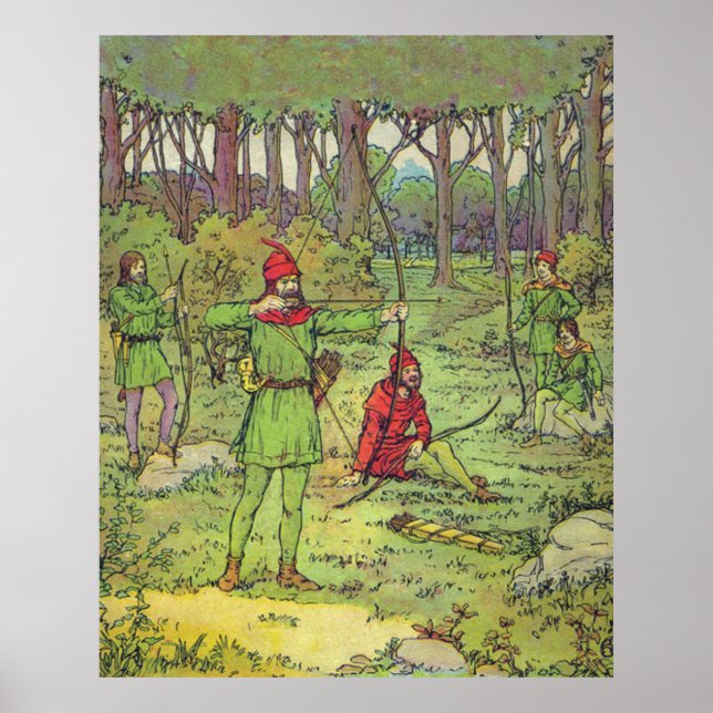 Affiche Robin des Bois dans la forêt  (Devant)