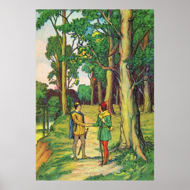 Affiche Robin des Bois et Petit Jean  (Devant)