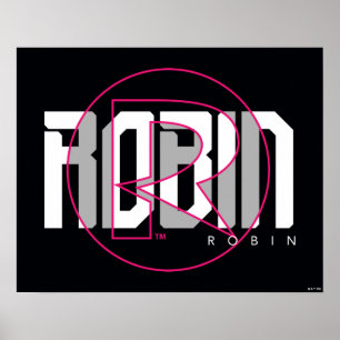 Affiche Robin Hi-Tech Nom Graphique
