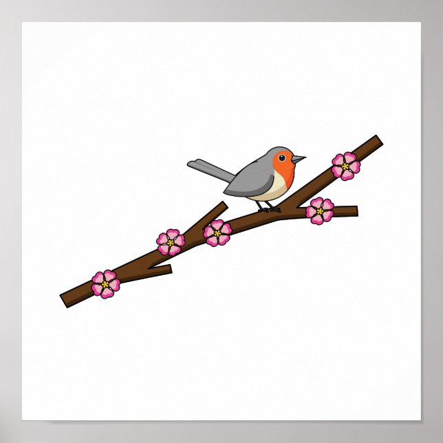 Affiche Robin sur Sakura (Devant)