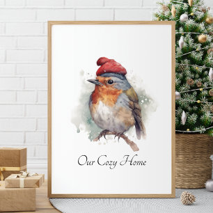Affiche Robin Winter Delight, personnalisé