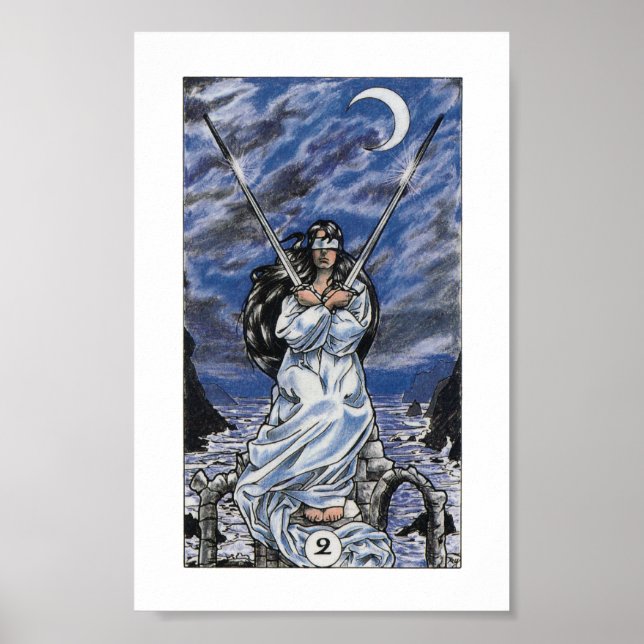 Affiche Robin Wood Tarot - 2 of Swords (Devant)