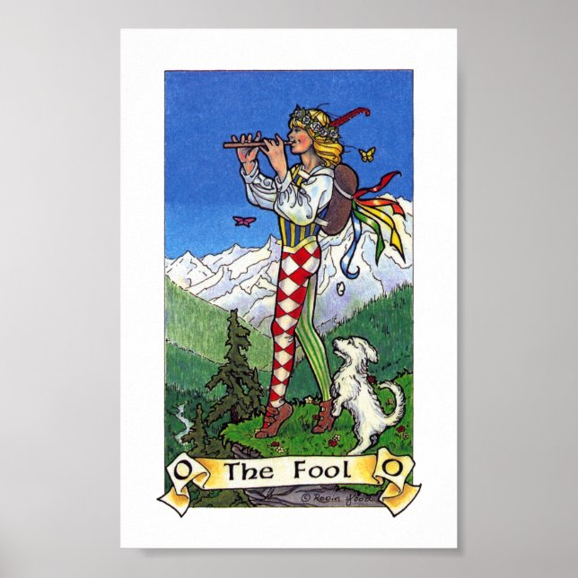 Affiche Robin Wood Tarot - Major 0 - L'idiot (Devant)