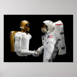 Affiche Robonaut 2, un astronaute habile et dextérité, aid