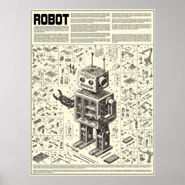 Affiche Robot (Devant)