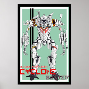 Affiche Robot Cyclone Mecha