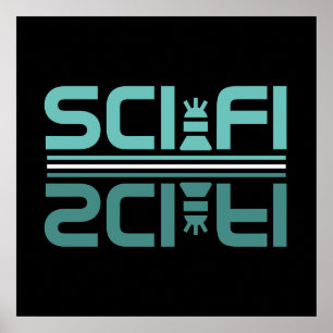 Affiche Robot de science-fiction