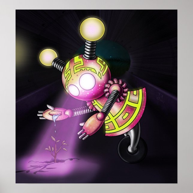 Affiche Robot fille (Devant)