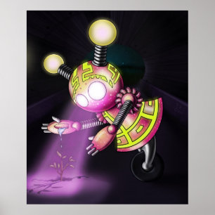Affiche Robot Fille