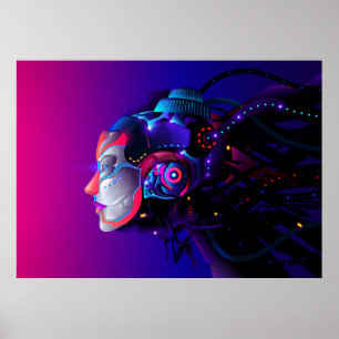 Affiche Robot puissant
