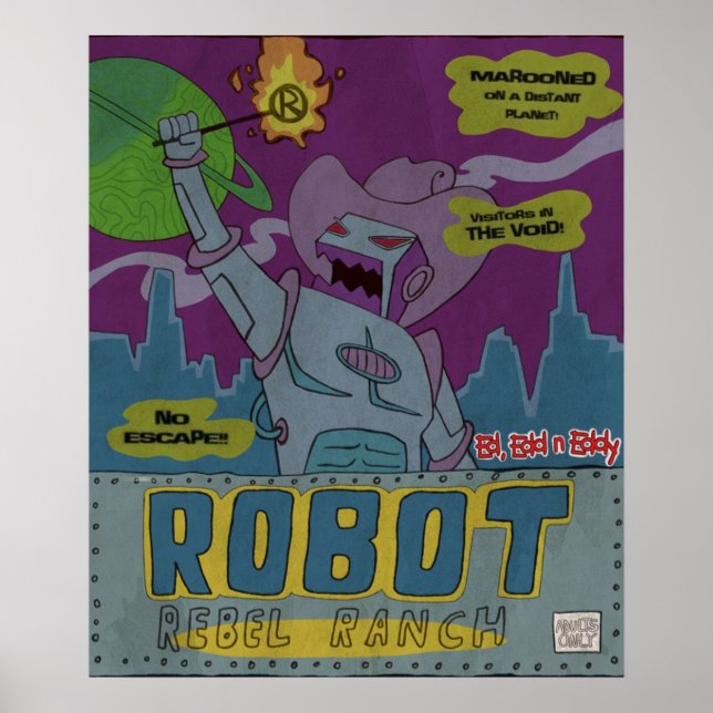 Affiche Robot Rebel RanchEd Edd n Eddy (Devant)