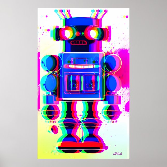 Affiche Robot Suspect numéro 4 (Devant)